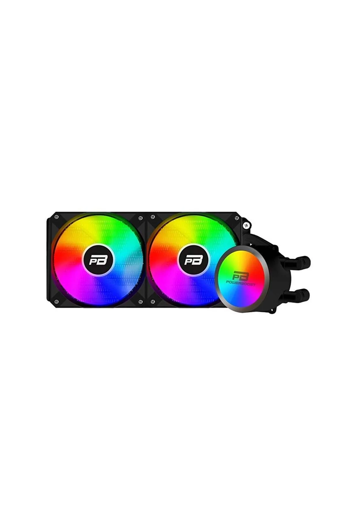 PowerBoost%20NOBLE%20240%20Rainbow%20Fanlı%20240mm%20(LGA1700-AM4-AM5)%20Uyumlu%20Sıvı%20Soğutma%20Sistemi%20(Siyah