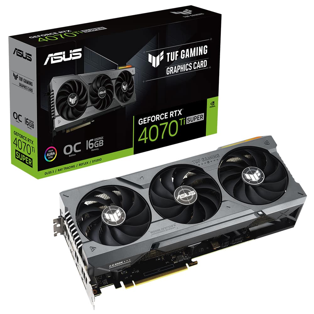 Asus%20TUF%20Gaming%20GeForce%20TUF-RTX4070TIS-O16G-GAMING%20RTX4070Ti%20Super%20OC%2016Gb%20Gddr6X%20256Bit%20Ekran%20Kartı