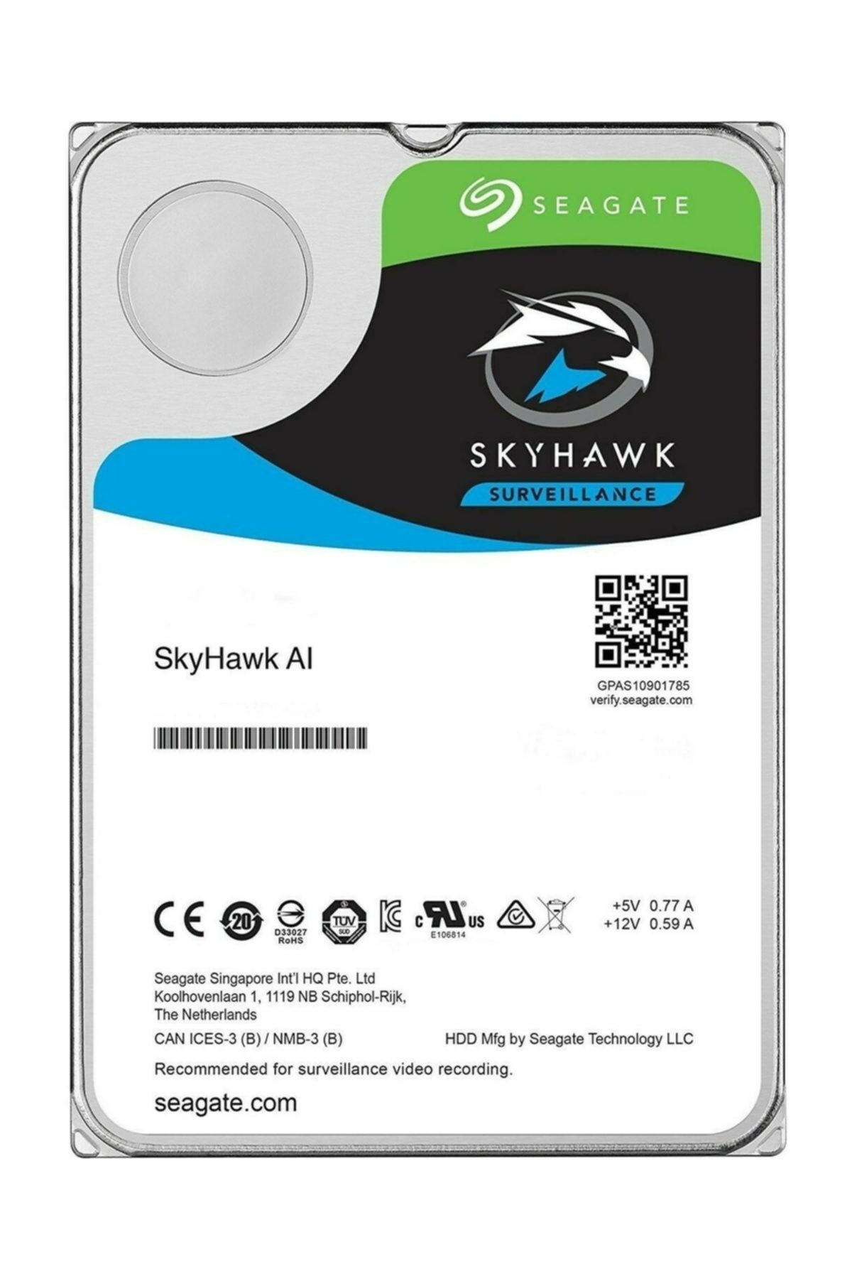 Seagate%20ST10000VE0008%2010%20Tb%203.5’’%20Skyhawk%207200Rpm%20256Mb%20Sata%203.0%20Harddisk