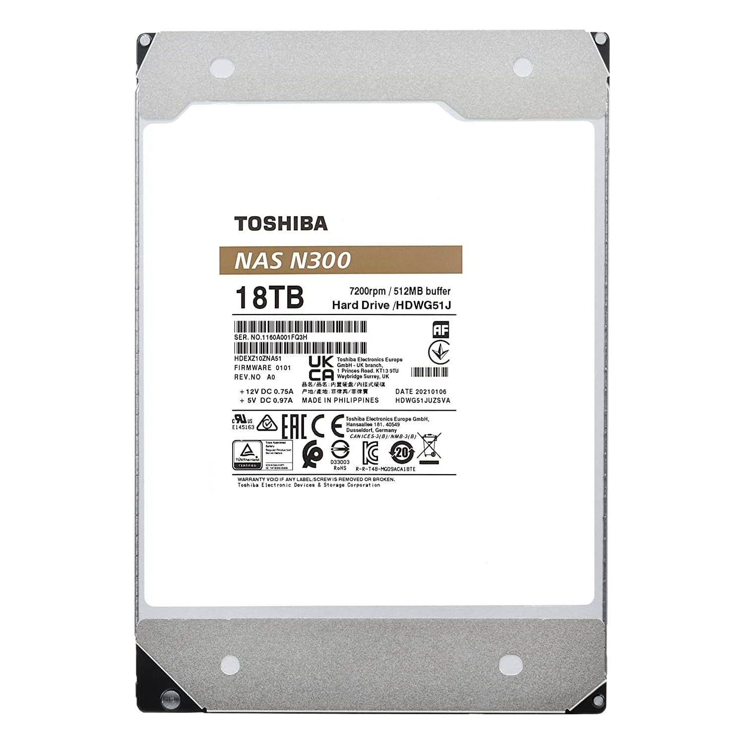 Toshiba%20HDWG51JUZSVA%2018%20Tb%20N300%207200Rpm%20512Mb%20Sata-3%20Nas%20Diski