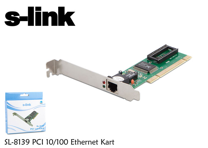 S-link%20SL-8139%20Pcı%2010-100%20Erhernet%20Kart