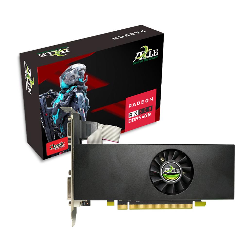 AXLE%20RX550%20PCI-E%204G%20DDR5%20128bit%20CRT-DVI-HDMI%20Ekran%20Kartı