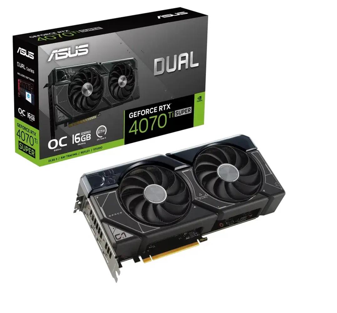 Asus%20Dual%20GeForce%20RTX%204070%20Ti%20Super%20Oc%2016Gb%20DUAL-RTX4070TIS-O16G%20GDDR6X%20256Bit%20Gaming%20Ekran%20Kartı