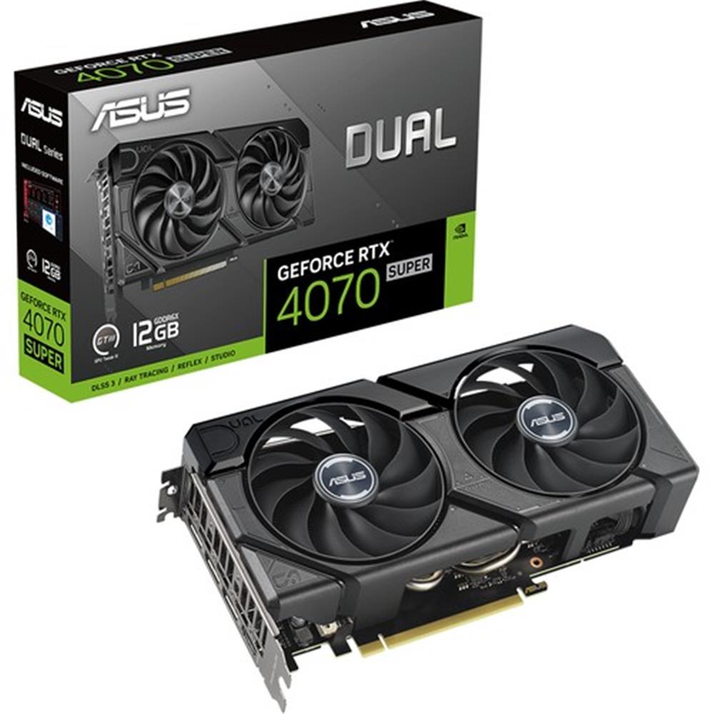 Asus%20DUAL-RTX4070S-12G-EVO%20RTX4070%20Super%2012Gb%20Gddr6X%20192bit%202505MHz%20Hdmı%203xDp%20DLSS3%20Ekran%20Kartı