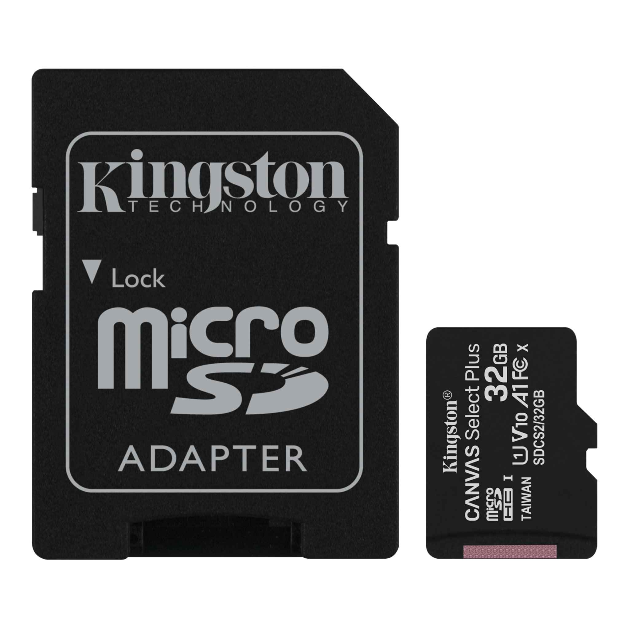 Kingston%20SDCS2-32GB%2032GB%20micSDHC%20Canvas%20Select%20Plus%20100R%20A1%20C10%20Card%20+%20ADP%20Hafıza%20Kartı