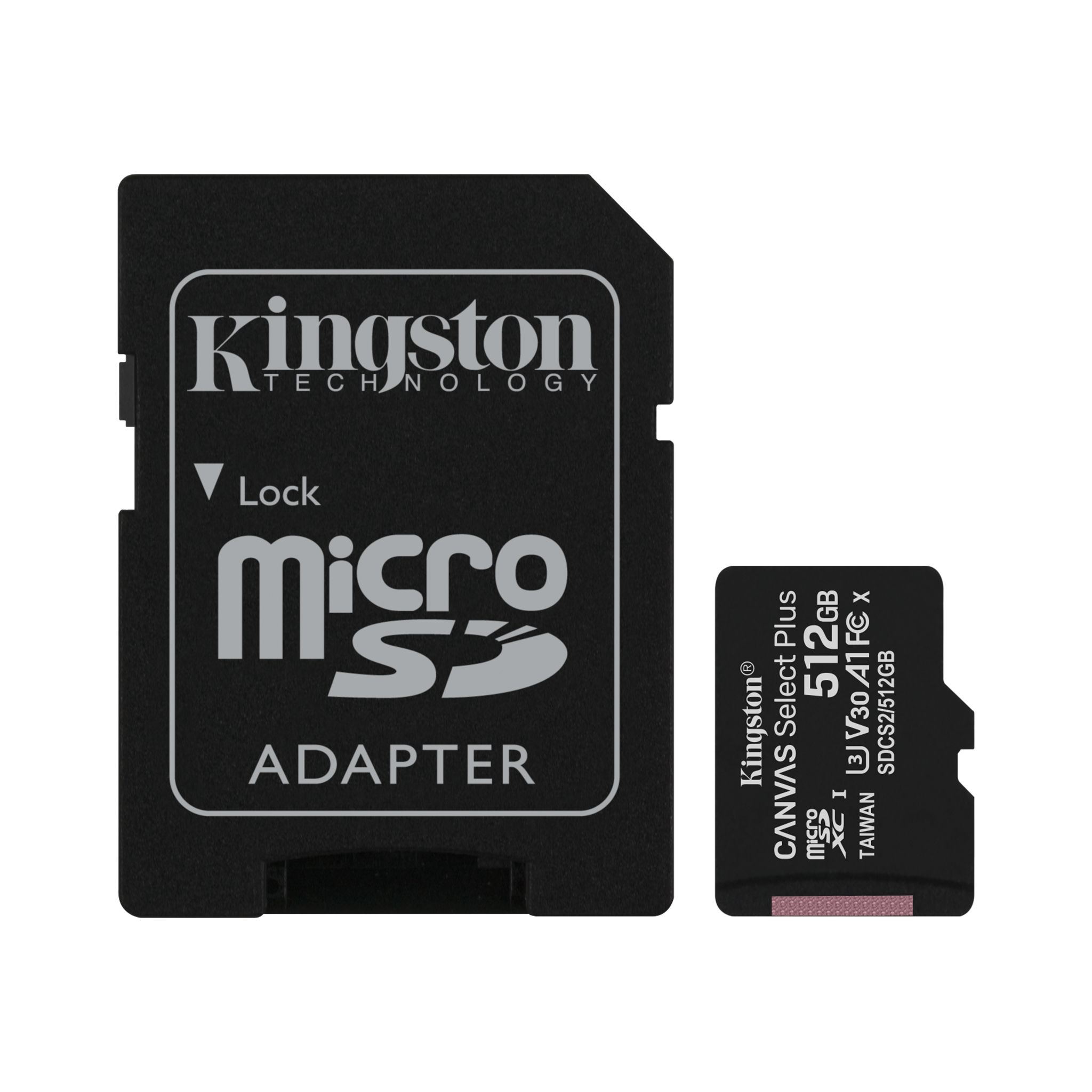 Kingston%20SDCS2-512GB%20512GB%20micSDXC%20Canvas%20Select%20Plus%20100R%20A1%20C10%20Card%20+%20ADP%20Hafıza%20Kartı