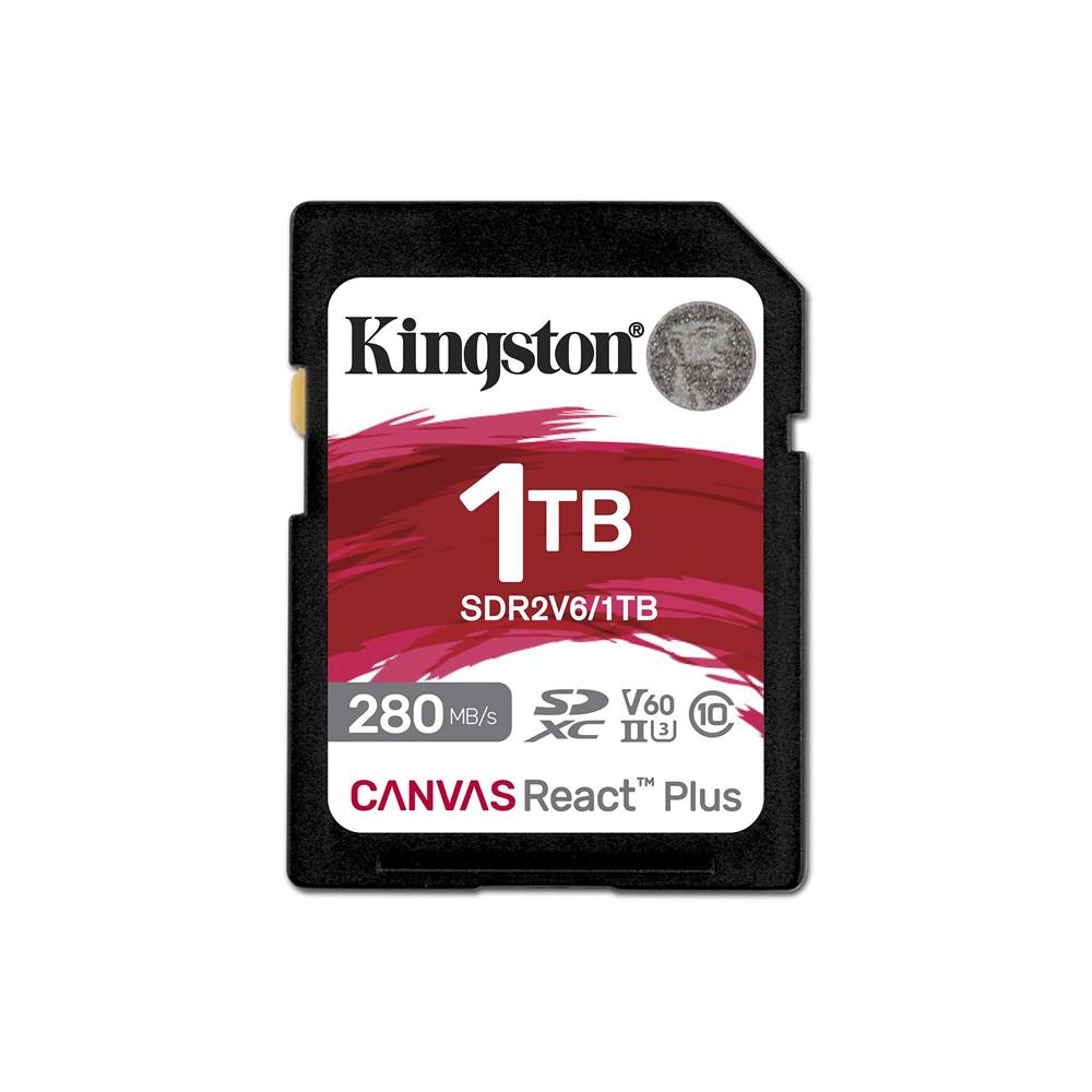 Kingston%20SDR2V6-1TB%20Canvas%20React%20Plus%20SDXC%20UHS-II%20280R-150W%20U3%20V60%20for%20Full%20HD-4K%20SD%20Hafıza%20Kartı