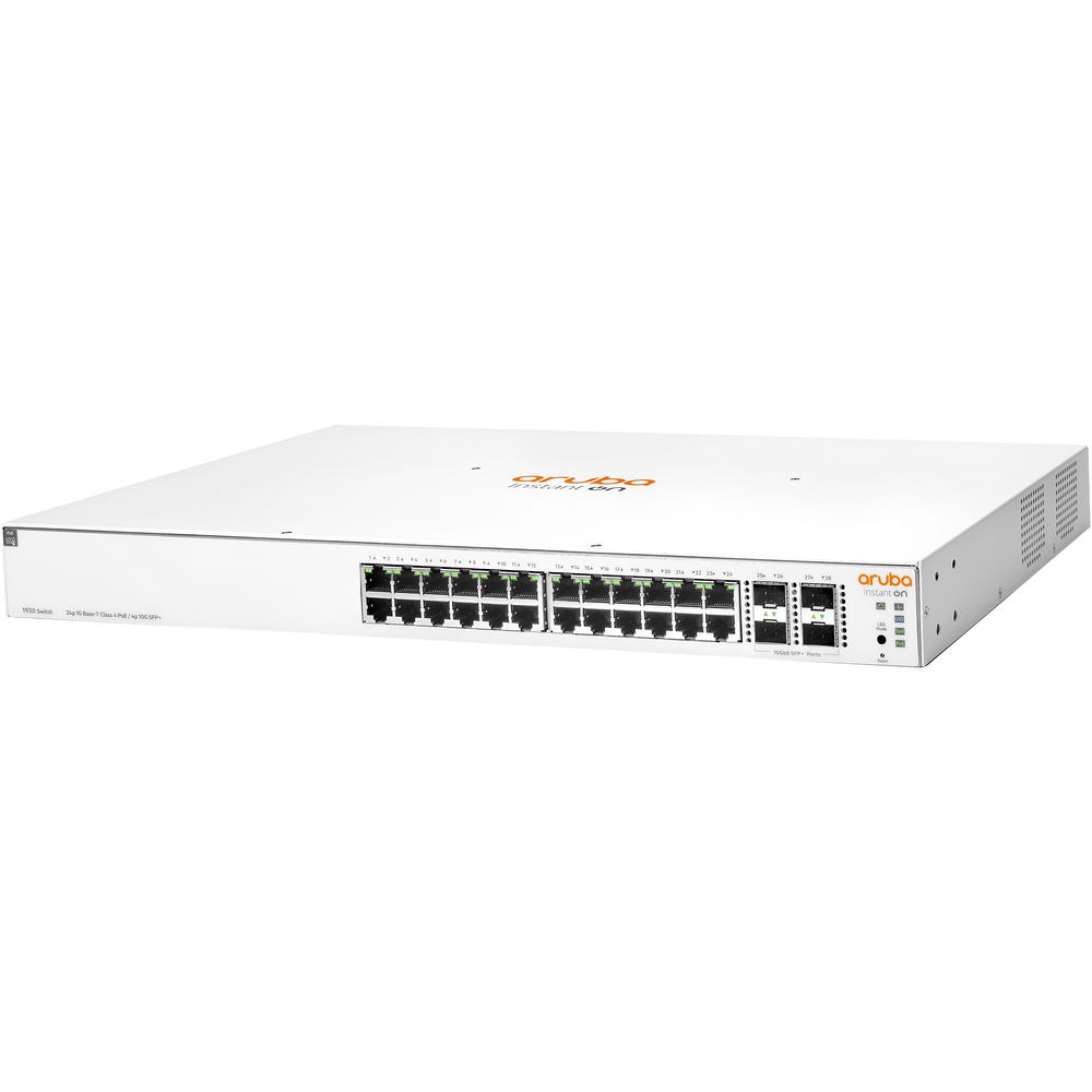 HP%20Aruba%201930-24G%20JL684A%2024%20Port%2010/100/1000%2024%20Port%20Poe%20370W%204xSFP%20Yönetilebilir%20Rack%20Mount%20Switch