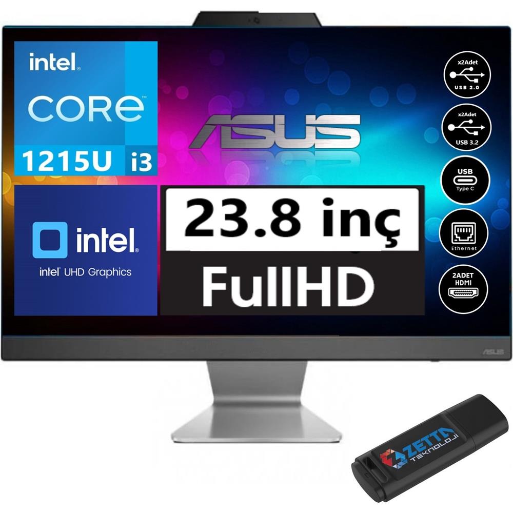 Asus%20A3402WBAK-I38512B0D%20i3-1215U%208Gb%20512Gb%20Ssd%2023.8’’%20Full%20HD%20Freedos%20Siyah%20All%20in%20One%20Bilgisayar