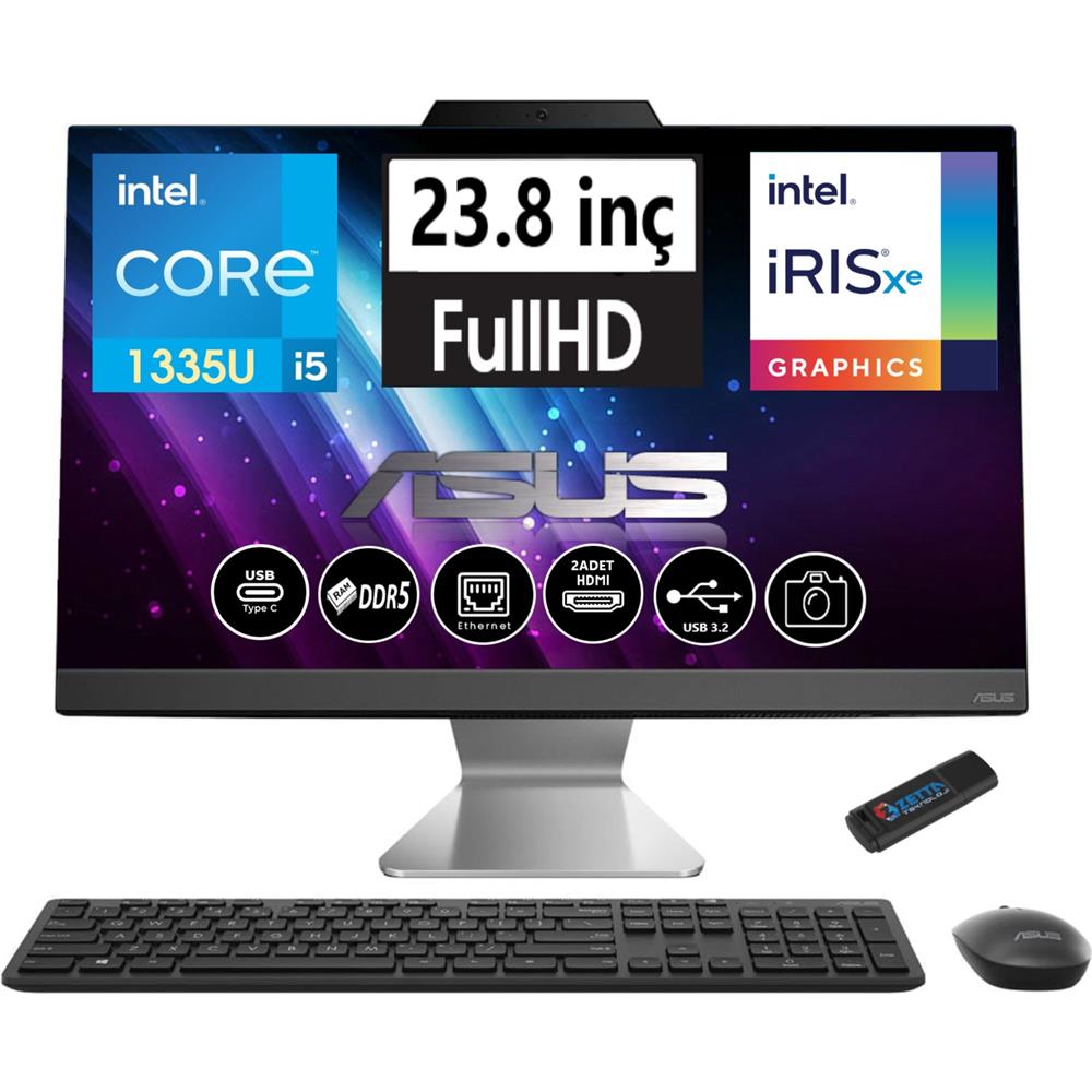 Asus%20A3402WBAK-I58512B0D%20Intel%20Core%20I5-1335U%208GB%20512GB%20SSD%2023.8’’%20Freedos%20All%20In%20One%20Pc