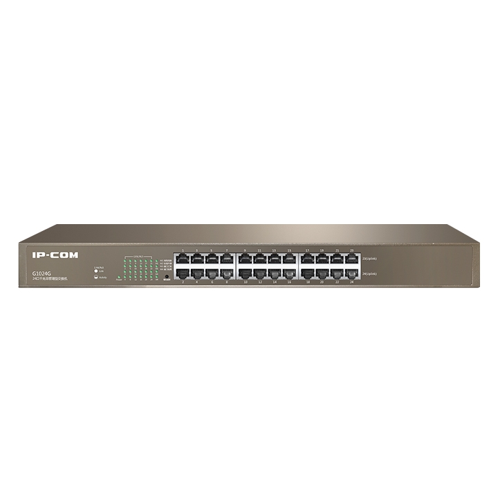 IP-COM%20IP-G1024G%2024%20Port%2010/100/1000%20Yonetilemez%20Rack%20Mount%20Switch%20Metal%20Kasa