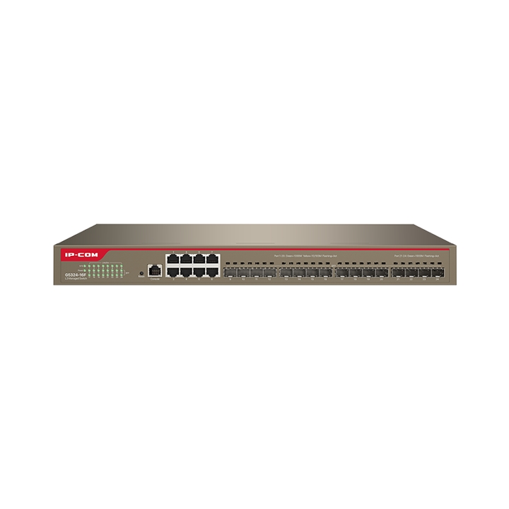 Ip-com%20IP-G5324-16F%2016%20Port%201G%20SFP%20+%208%20Port%20Bakır%2010/100/1000%20L3%20Yönetilebilir%20Rack%20Mount%20Switch%20Metal%20Kasa