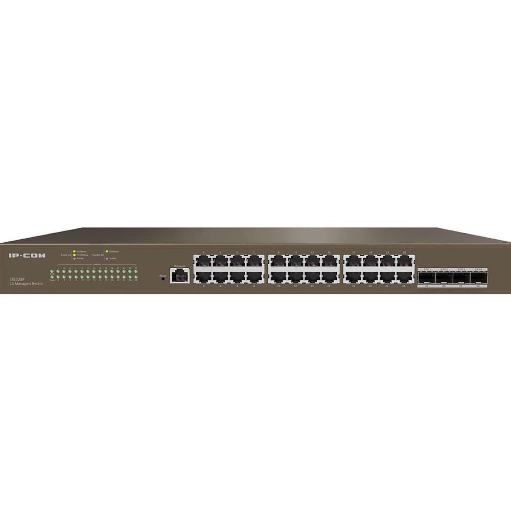 IP-COM%20IP-G5328F%2024%20Port%2010/100/1000%204%20X%20SFP%20l3%20Yöneti̇lebi̇li̇r%20Rack%20Mount%20Switch%20Metal%20Kasa