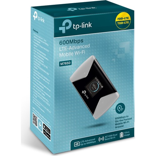 Tp-Link%20M7650%204G%20LTE%20600Mbps%20Mobi̇l%20Taşinabi̇li̇r%20Router