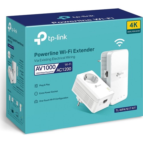 Tp-Link%20TL-WPA7617%20Kit%20AV1000%201167Mbps%20Dualband%20Indoor%20Powerline%20Adaptor