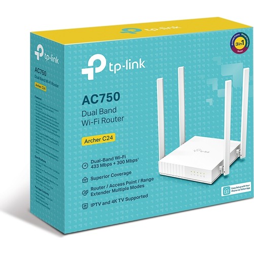 Tp-Link%20Archer%20C24%20AC750%20733Mbps%204%20Port%20Dualband%20Router