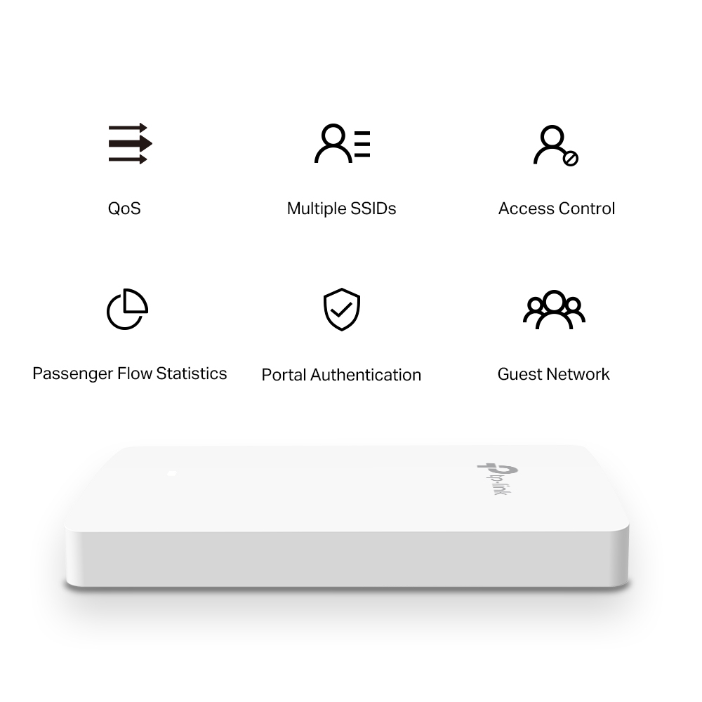 Tp-link%20Omada%20EAP235%20Wall%20AC1200%204%20Port%20Dualband%20Duvar%20Tipi%20Access%20Point