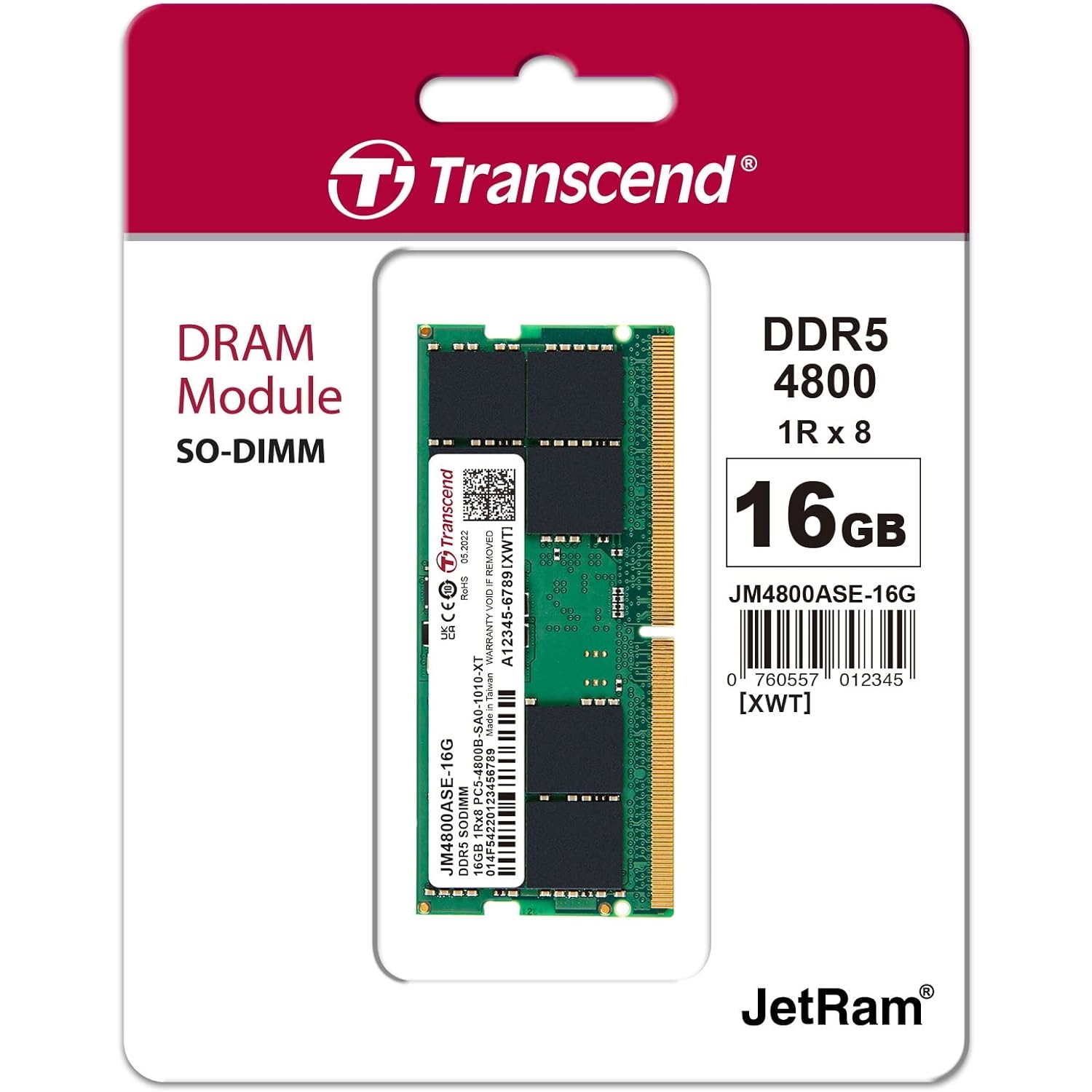 Transcend%20JM4800ASE-16G%2016Gb%204800Mhz%20Ddr5%201.1V%20Notebook%20Ram