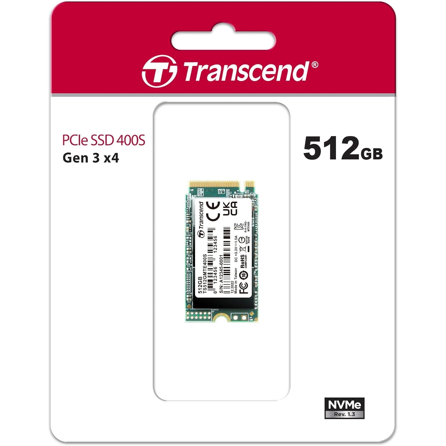 Transcend%20TS512GMTE400S%20512Gb%202000/900MB/s%202242%20Pcıe%20Gen3x4%20Nvme%20Ssd