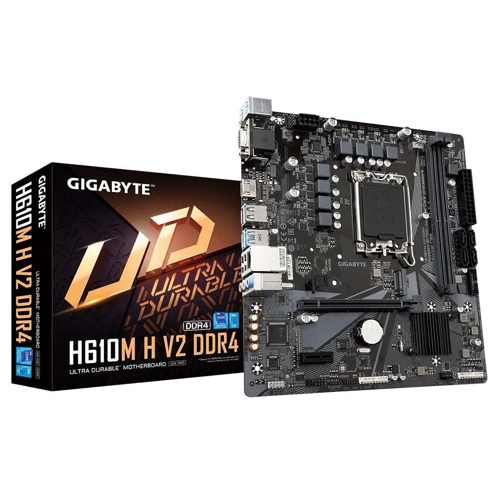 Gigabyte%20H610M-H-V2-DDR4%202xDdr4%20Vga%20Hdmı%201xM.2%201xGlan%201700P%20Anakart