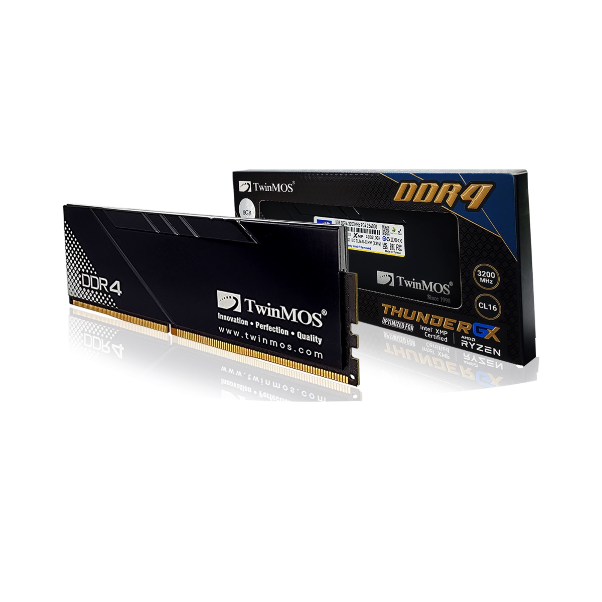 Twinmos%20TMD48GB3200D16BKGX%208%20Gb%203200Mhz%20Ddr4%20Thundergx%20Soğutuculu%20PC%20Ram