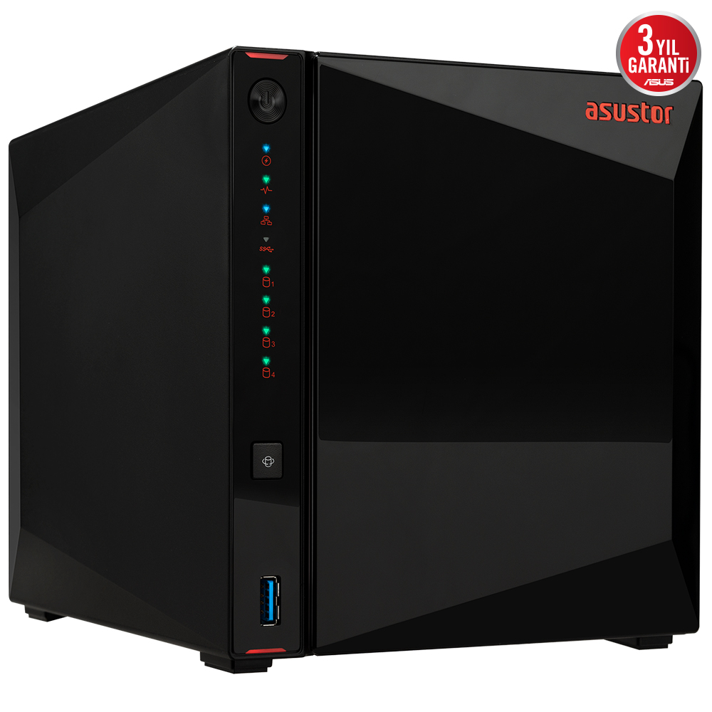 Asustor%20AS5404T%20Intel%20N5105%204%20Yuvalı%20(4x22%20Tb%20Desteği)%204%20Gb%20Ddr4(8GB%20Ram%20Desteği)Nas%20Depolama%20Ünitesi