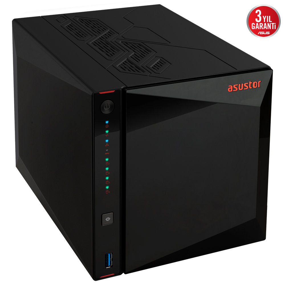 Asustor%20AS5404T%20Intel%20N5105%204%20Yuvalı%20(4x22%20Tb%20Desteği)%204%20Gb%20Ddr4(8GB%20Ram%20Desteği)Nas%20Depolama%20Ünitesi