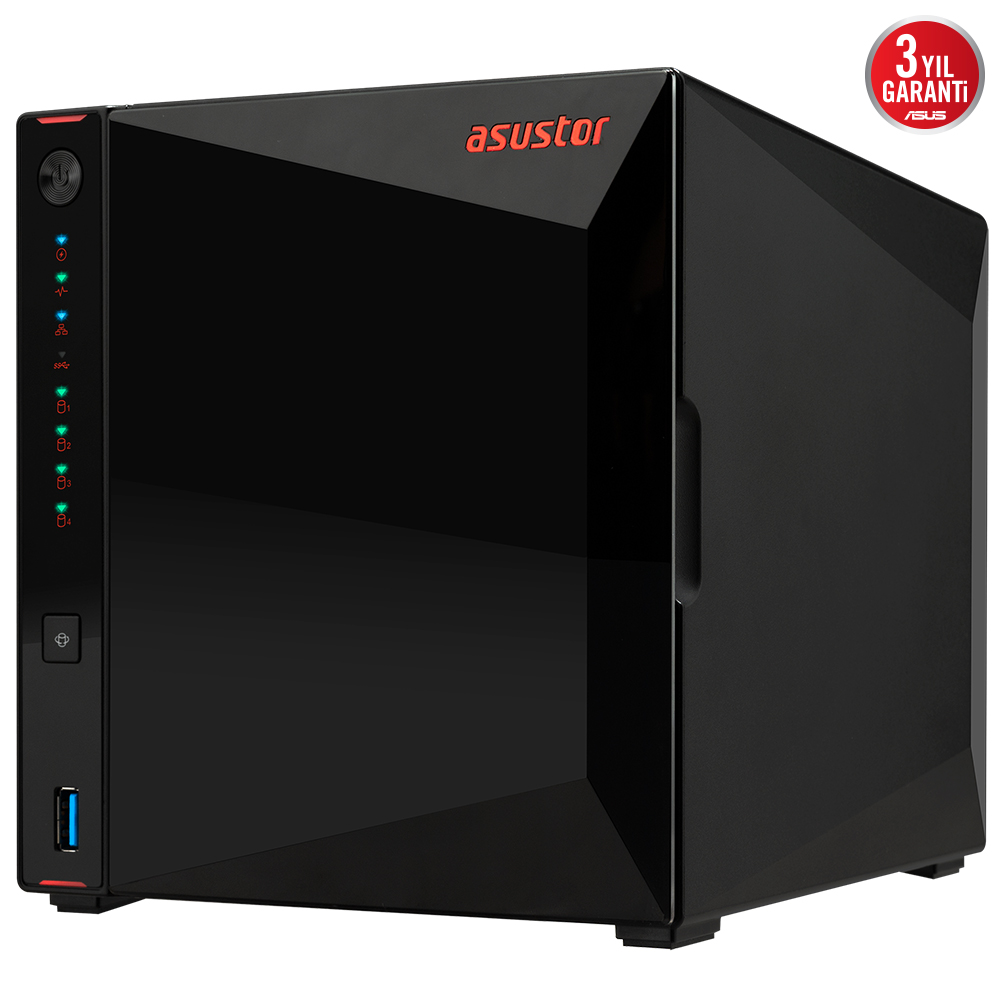 Asustor%20AS5404T%20Intel%20N5105%204%20Yuvalı%20(4x22%20Tb%20Desteği)%204%20Gb%20Ddr4(8GB%20Ram%20Desteği)Nas%20Depolama%20Ünitesi