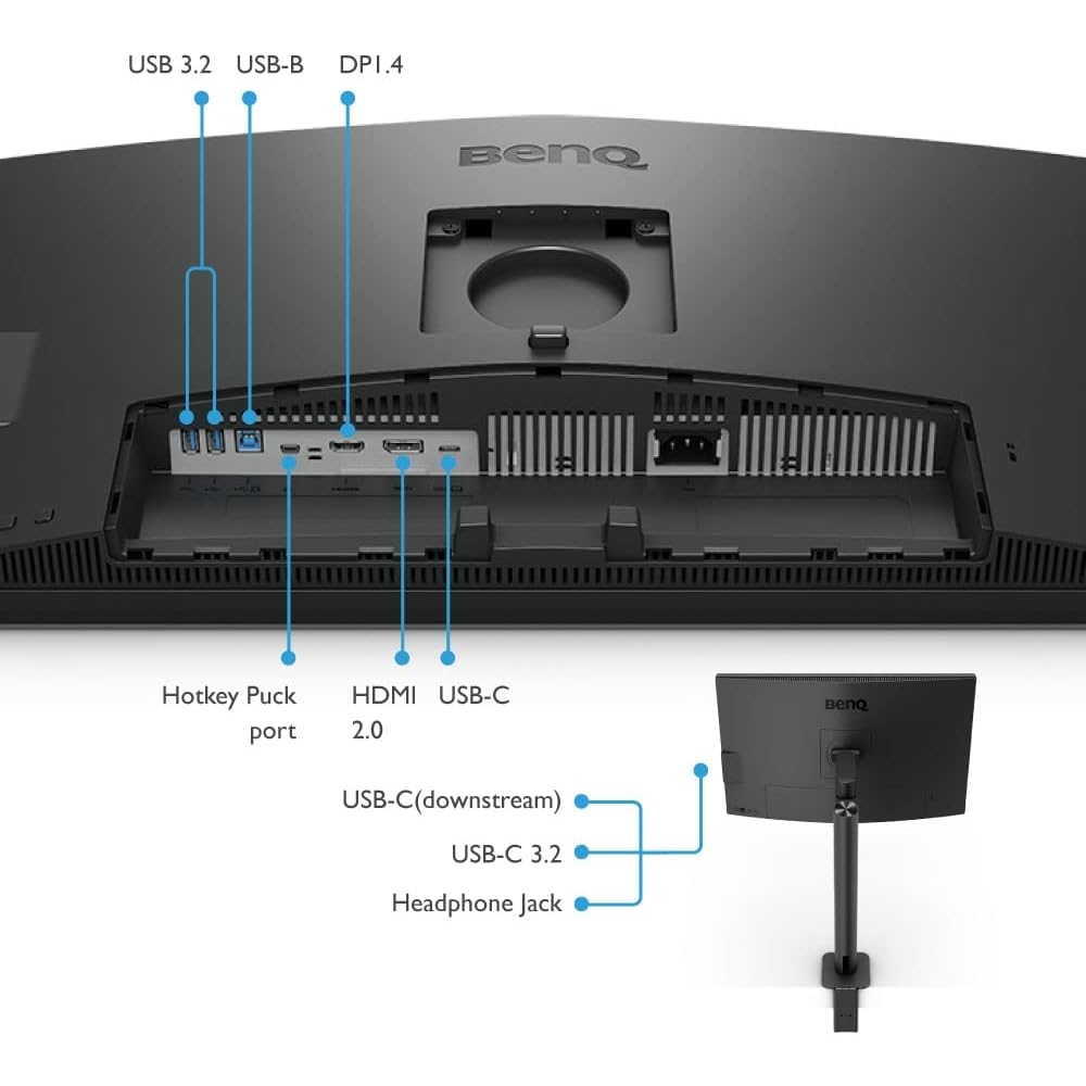 Benq%20PD2706UA%2027’’%205Ms%204K%20HDR%203840x2160%20Dp%20Hdmı%20Type-c%20Pivot%20SRGB%20REC709%20Dualview%20Ergo%20Arm%20Tasarım%20Monitör