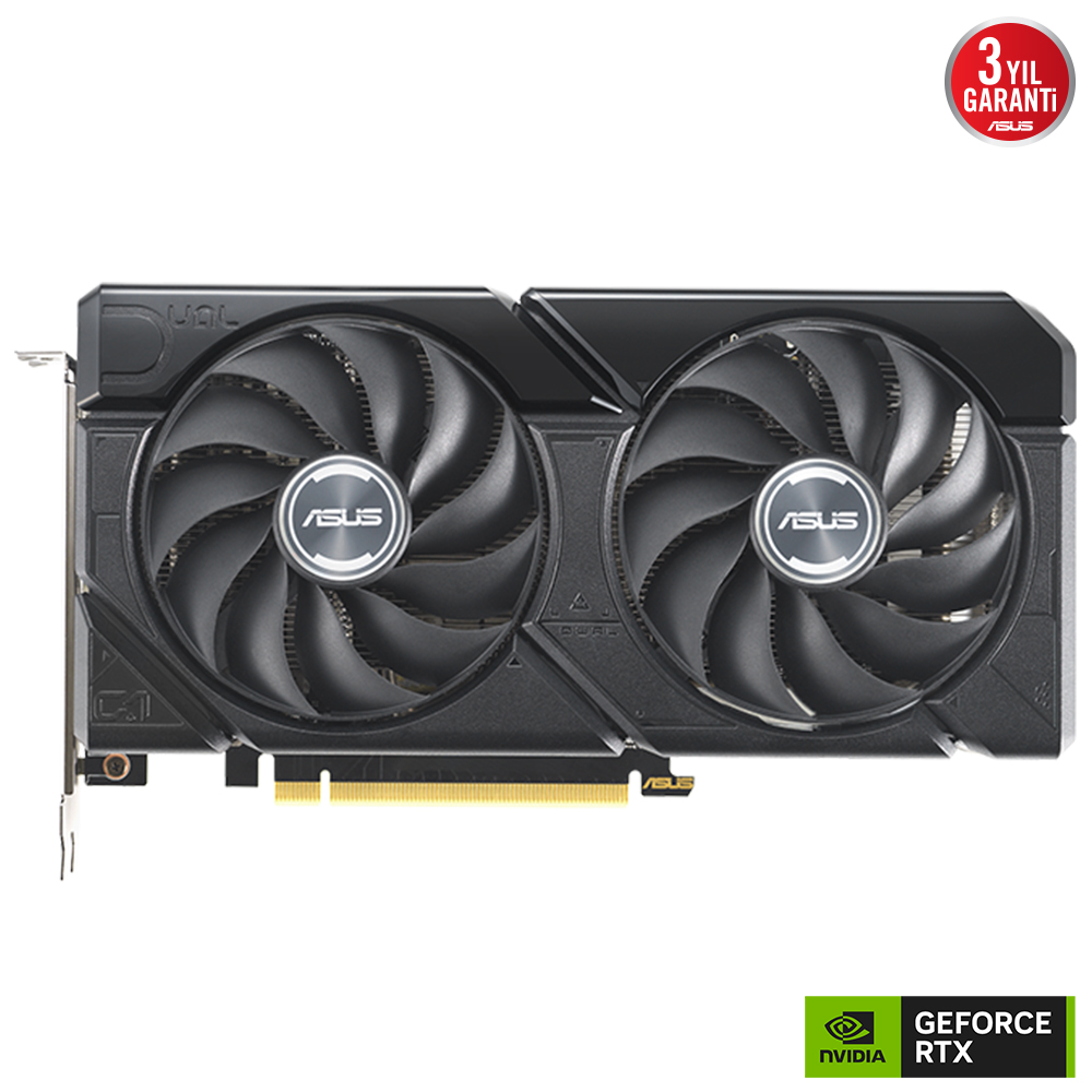 Asus%20DUAL-RTX4060TI-O8G-EVO%20RTX4060TI%208%20Gb%20Gddr6X%20128Bit%203xDp%201xHdmı%20Ekran%20Kartı