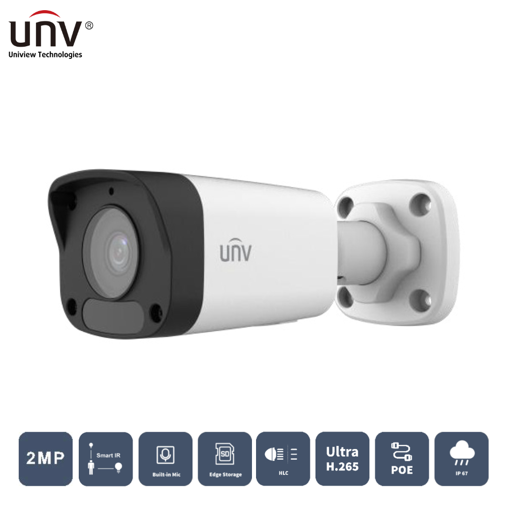 Uniview%20IPC2122LB-ASF28K-A%202%20Mp%202.8mm%2030Mt%20IP67%20H265+%20IR%20Bullet%20Ip%20Kamera%20(Dahili%20Sesli)