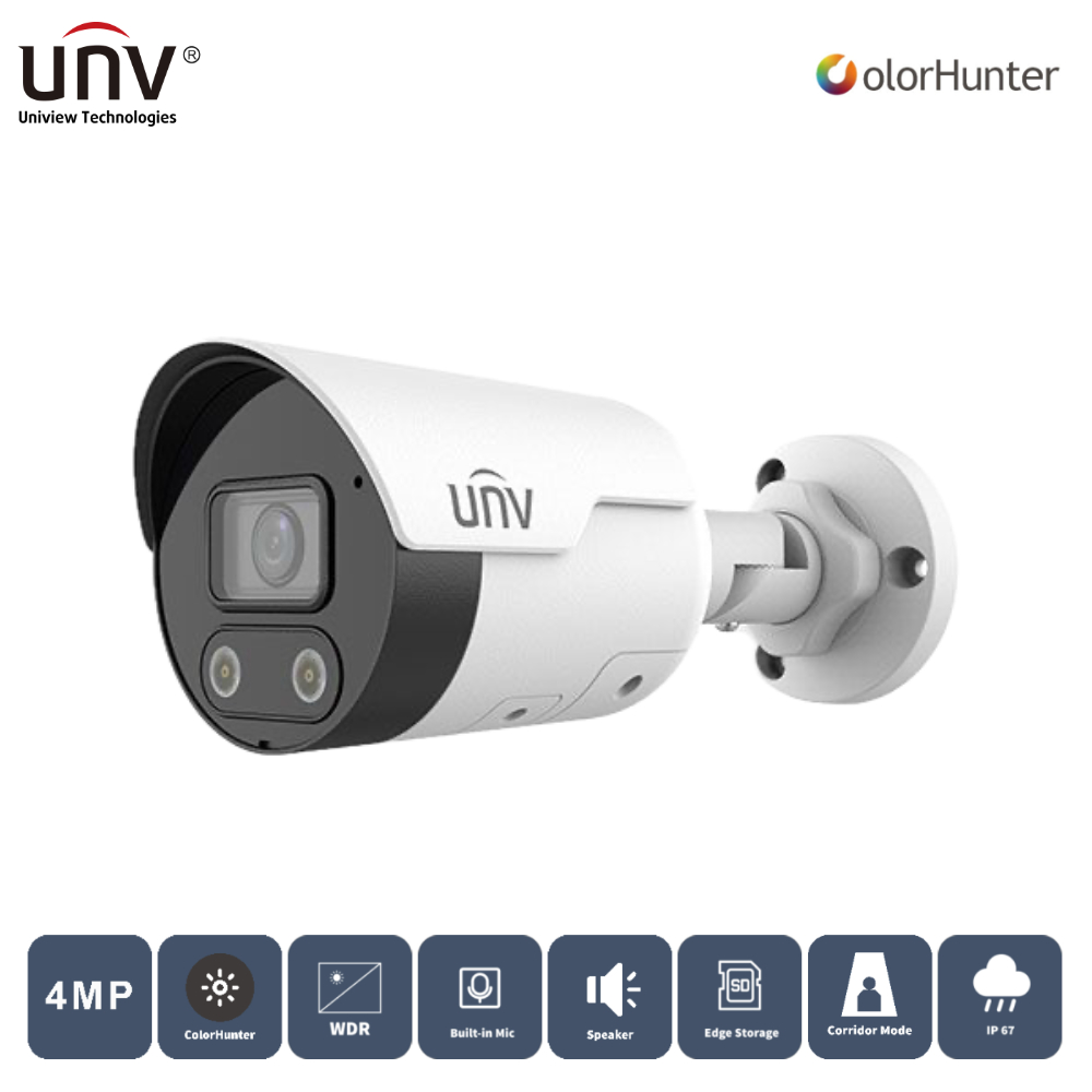 Uniview%20IPC2124LE-ADF28KMC-WL%204%20Mp%202.8mm%2050Mt%20Colorhunter%20IP67%20H265+%20IR%20Bullet%20Ip%20Kamera%20(Dahili%20Sesli%20ve%20Hoparlörlü)