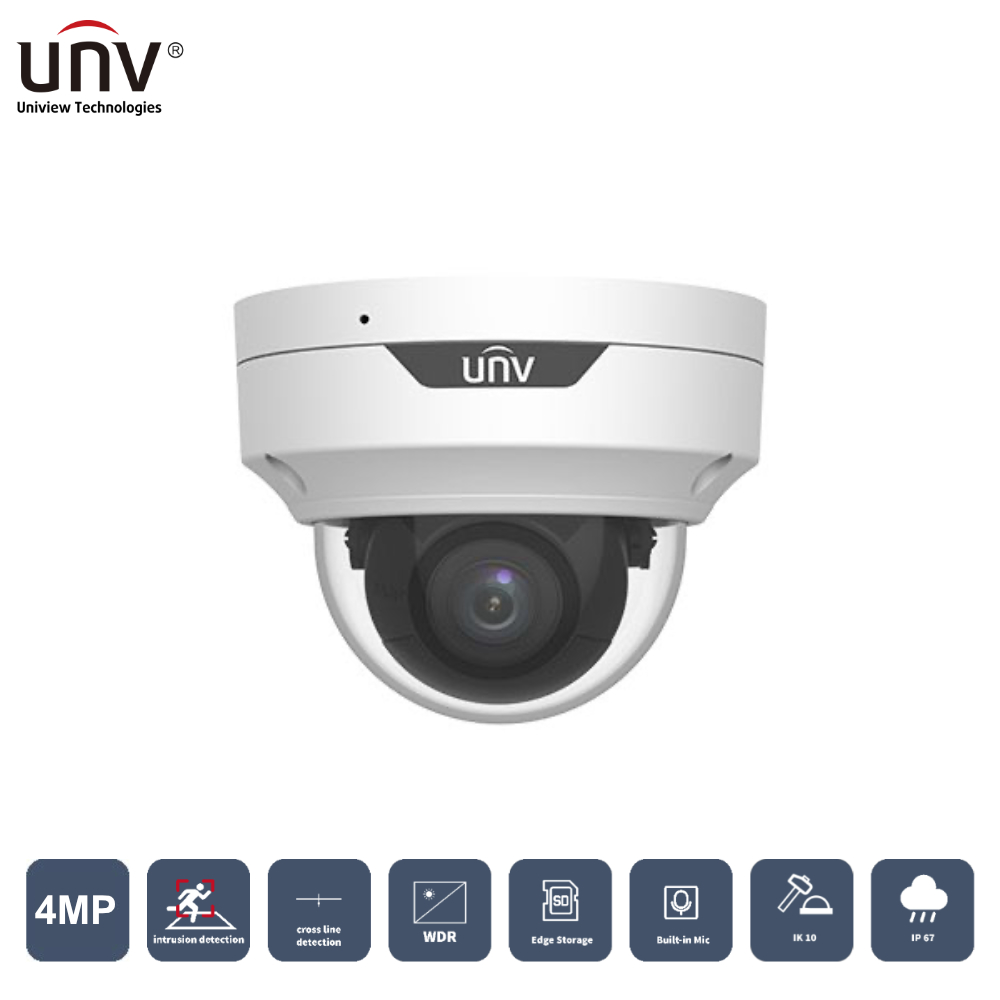 Uniview%20IPC3534LB-ADEZK-H%204%20Mp%202.8MM-12MM%20Motorize%2040Mt%20H265+%20IP67/IK10%20IP%20Dome%20Kamera%20(Dahili%20Sesli)