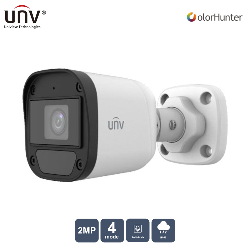 Uniview%20UAC-B112-AF28-W%202%20Mp%202.8mm%20Colorhunter%2020Mt%20IP67%20Ahd%20Dahili%20Ses%20IR%20Bullet%20Kamera