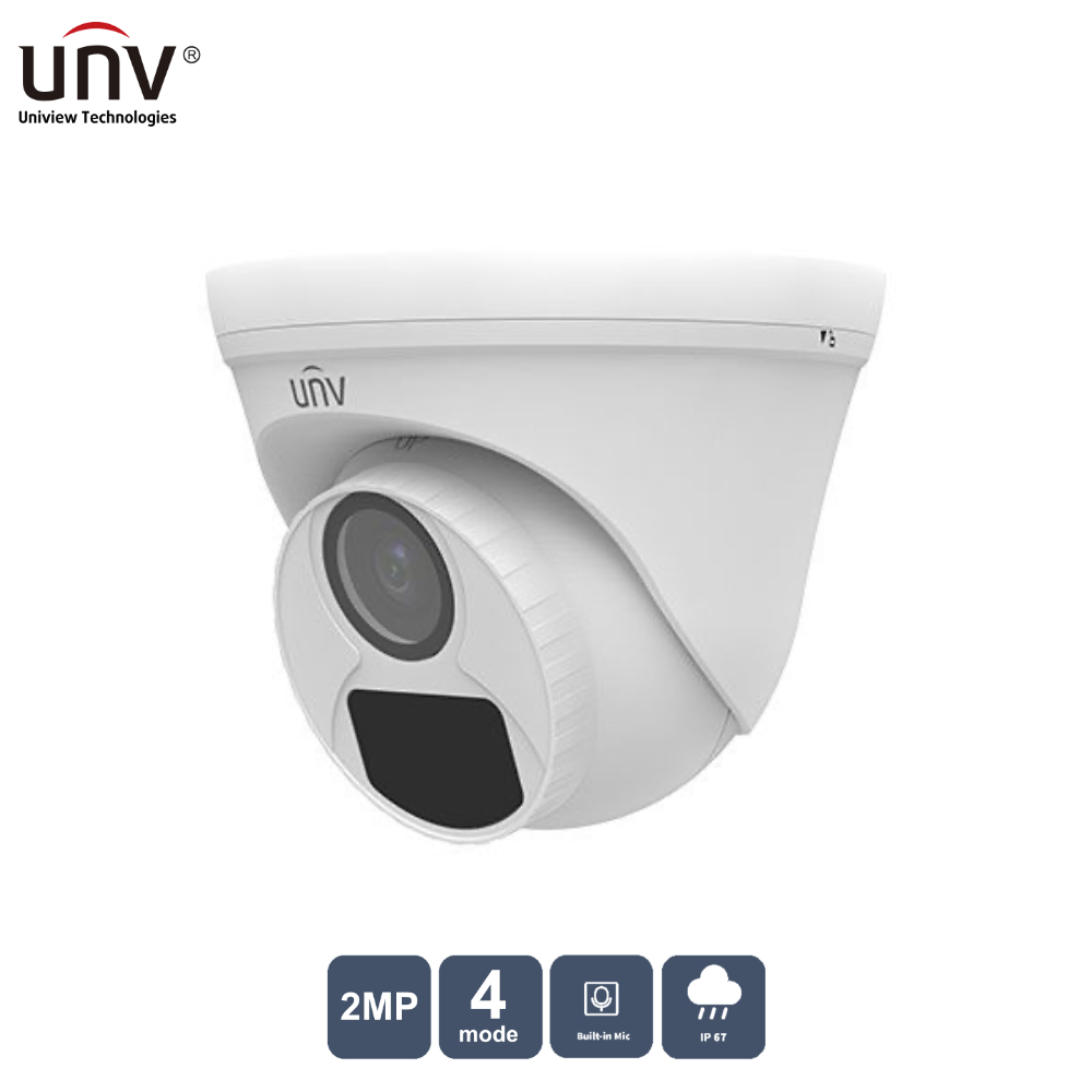 Uniview%20UAC-T112-AF28%202%20Mp%202.8mm%2020Mt%20IP67%20Ahd%20Dahili%20Ses%20Dome%20Kamera