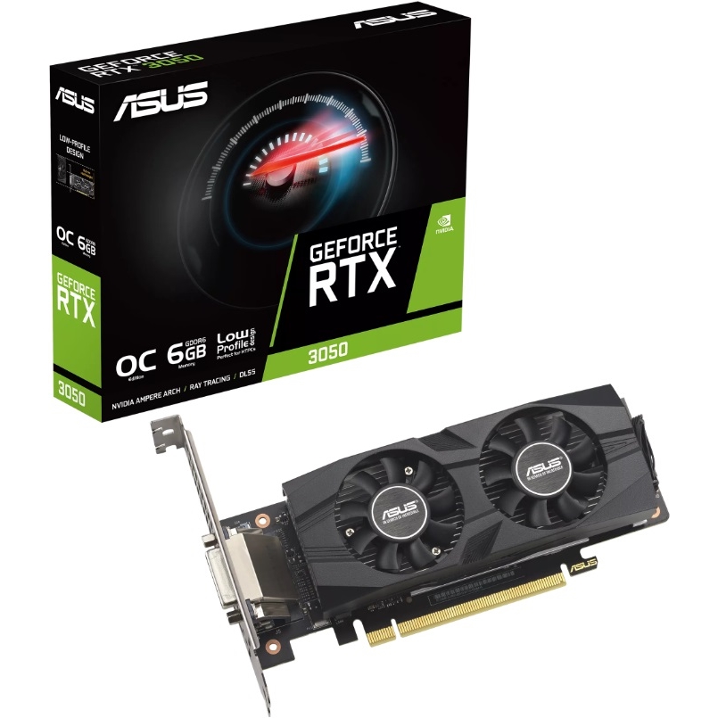 Asus%20RTX3050-O6G-LP-BRK%20RTX3050%208Gb%20Gddr6%20128Bit%20Dvı%20Dp%20Hdmı%20PCI-E%204.0%20Ekran%20Kartı