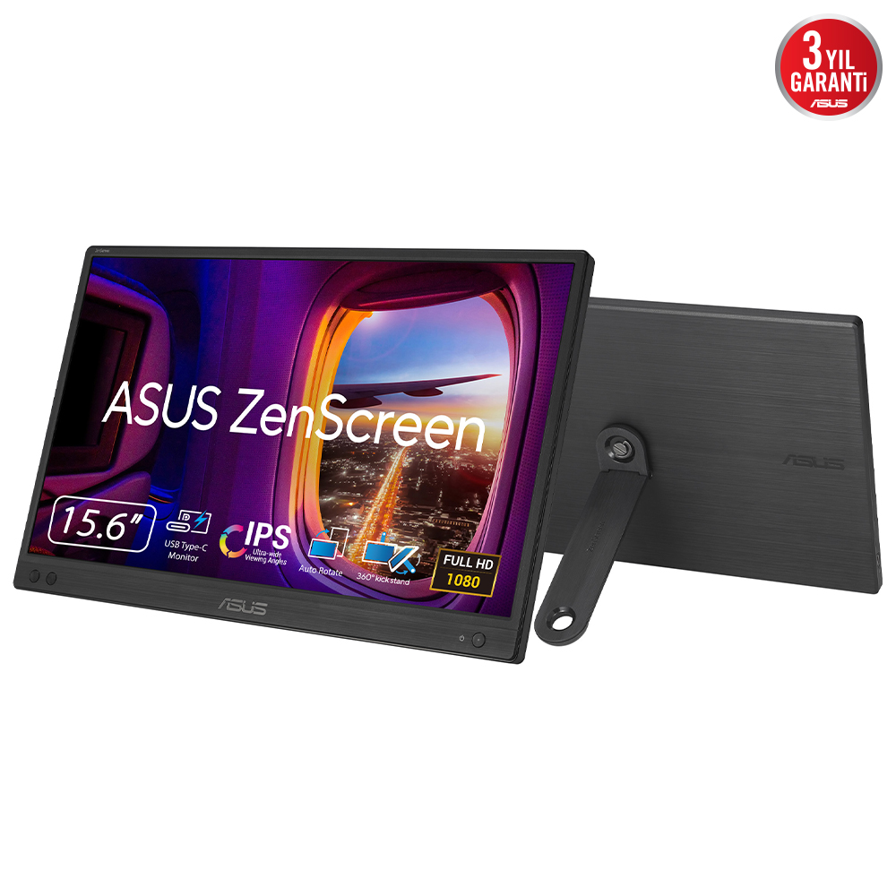 Asus%20Zenscreen%20MB166CR%2015.6’’%205%20Ms%201920x1080%20Usb%20Type-c%20Taşınabilir%20IPS%20Led%20Monitör