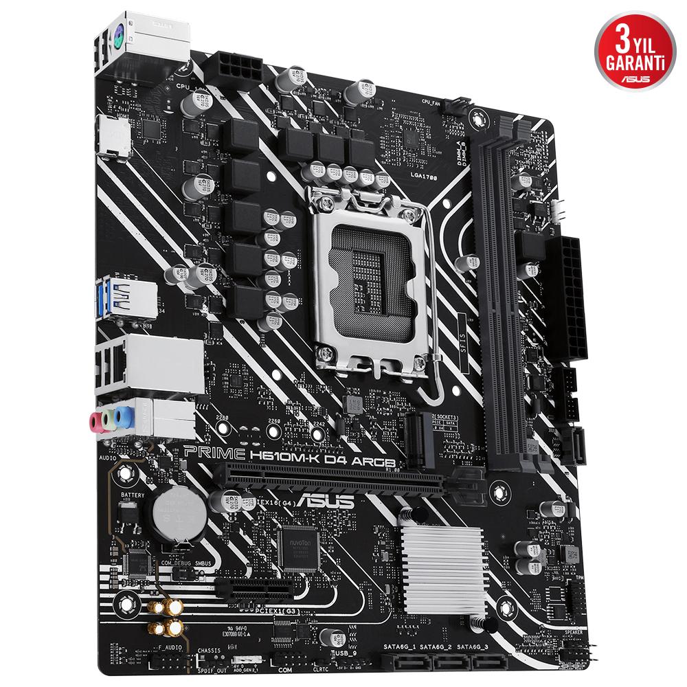 Asus%20Prime%20H610M-K%20D4%20ARGB%202xDdr4%20Vga/Hdmı%201xM.2%201xGlan%201700P%20Anakart