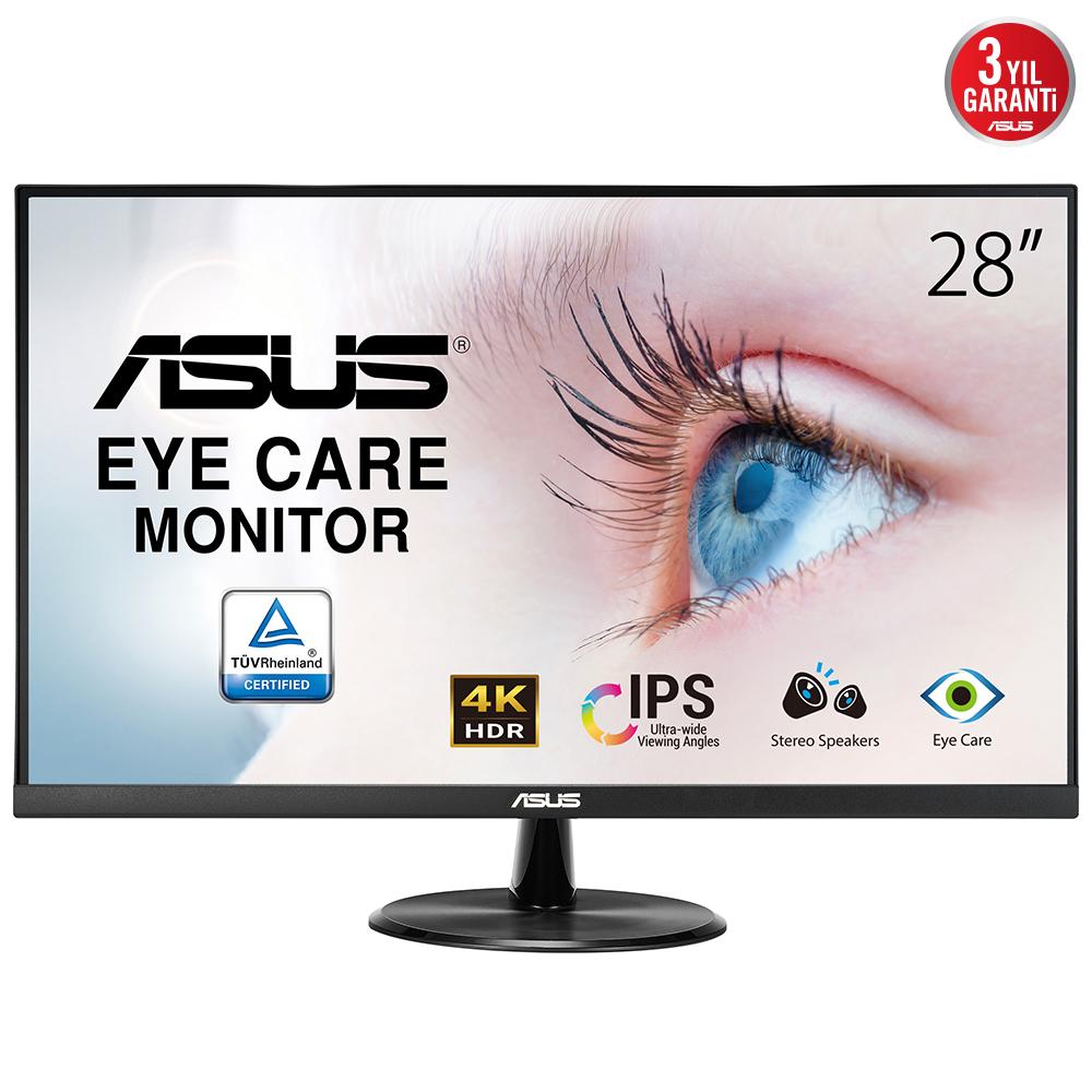 Asus%20VP289Q%2028’’%205Ms%204K%203840x2160%20Hdmı/Dp%20Vesa%20MM%20Ips%20Led%20Monitör