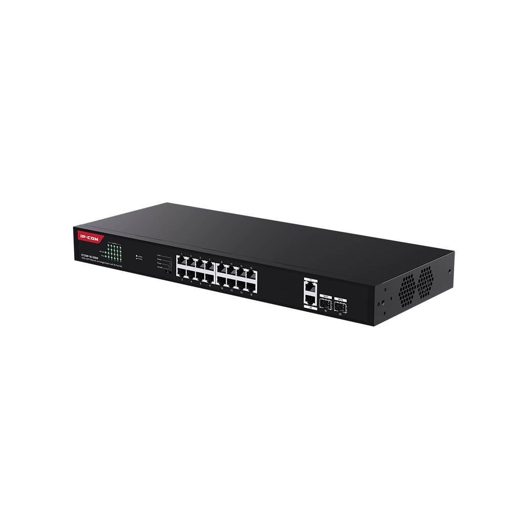 IP-COM%20G1120P-16-250W%2016%20Port%20Poe%2010/100/1000%202xSFP%20250W%20Yönetilemez%20Rack%20Mount%20Switch