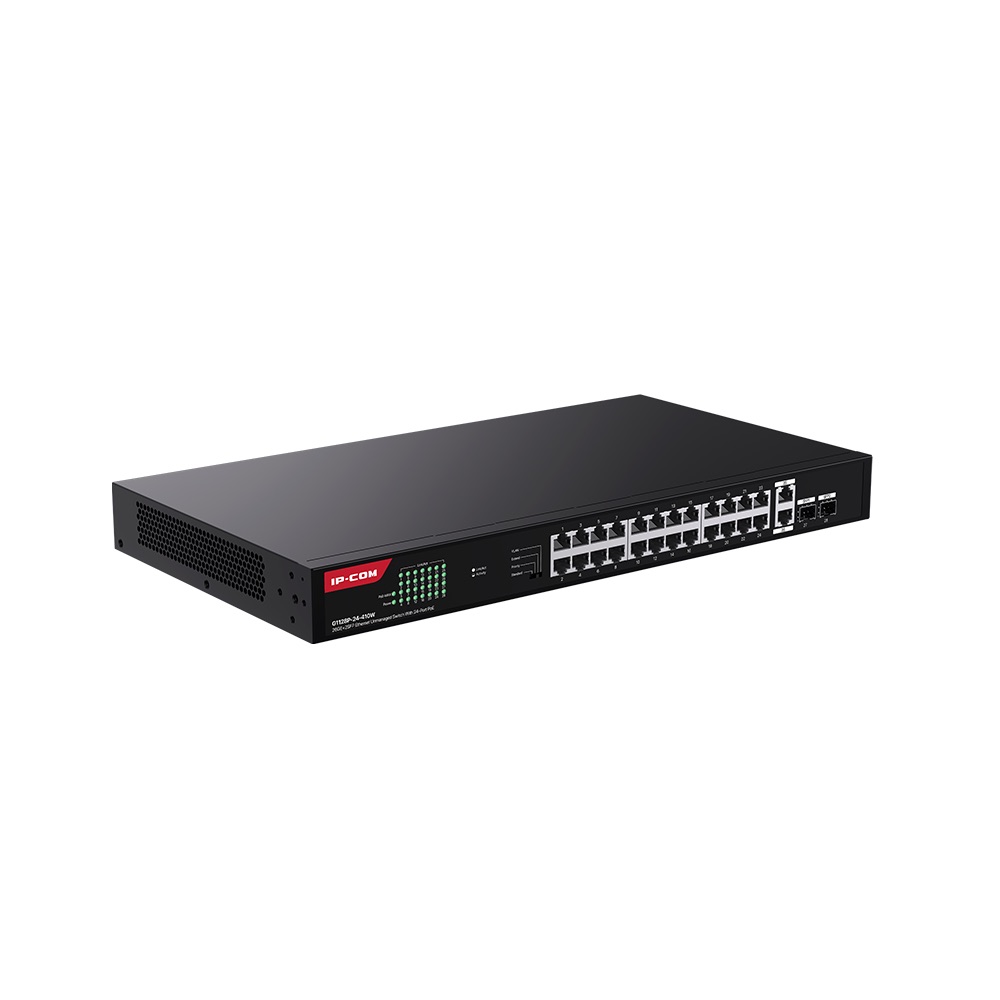 IP-COM%20G1128P-24-410W%2024%20Port%20Poe%2010/100/1000%202xGE%20+%202xSFP%20410W%20Yönetilemez%20Rack%20Mount%20Switch