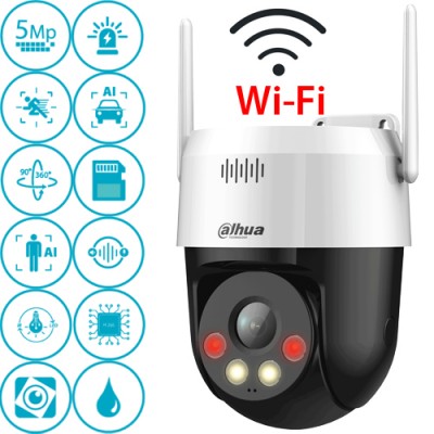 Dahua%20P5AE-PV%205MP%204MM%20Dual%20Smart%20Led%20Wifi%20Speed%20Dome%20Kamera