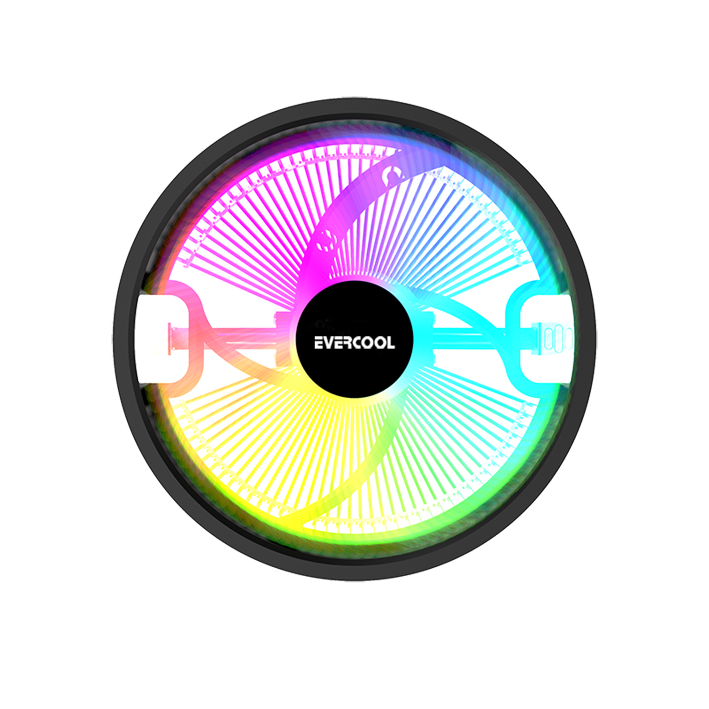 Evercool%20CS-02%20Rainbow%2012Cm%20Rgb%20Amd/Intel%20LGA1700p/1851p/AM5%20Soket%20İşlemci%20Fanı