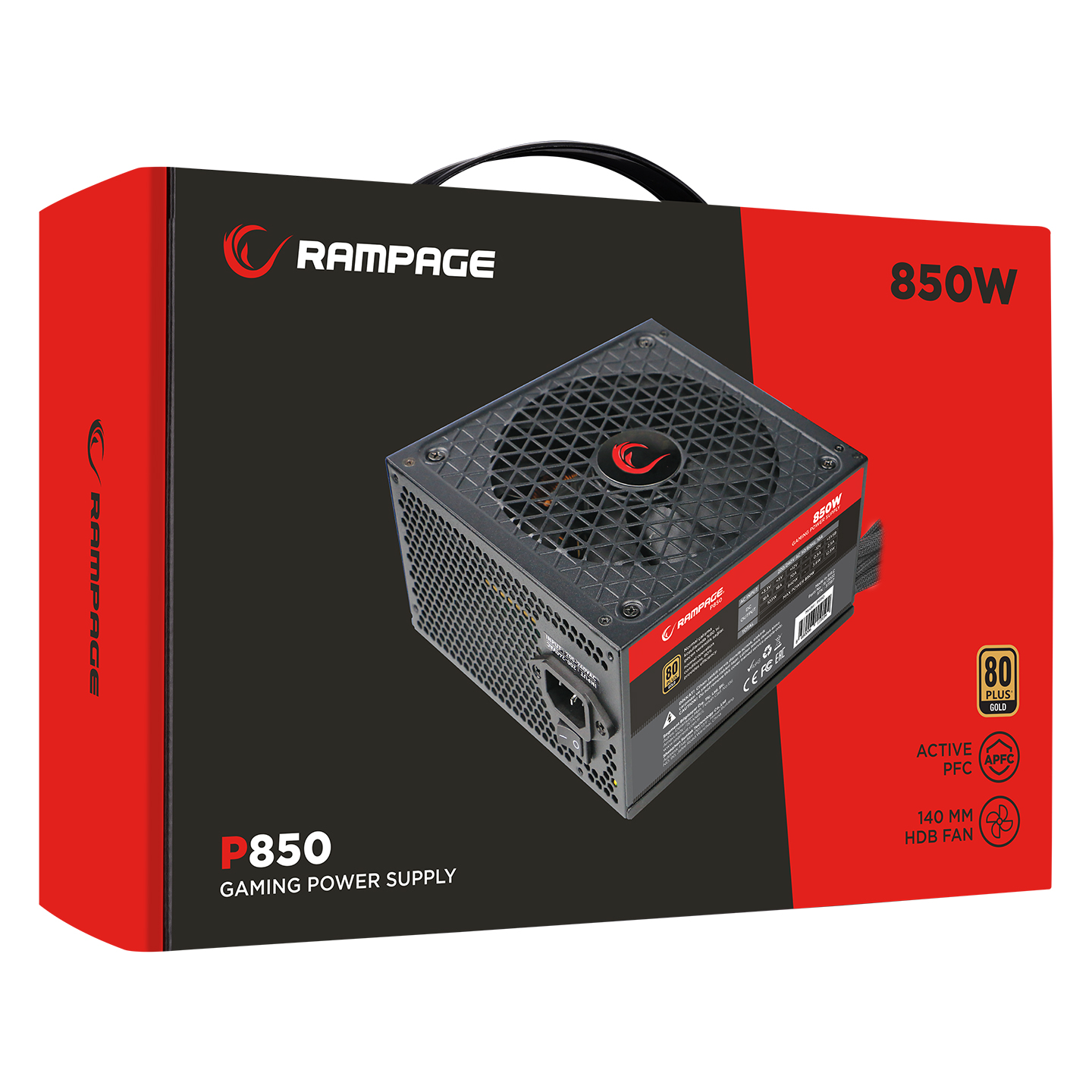 Rampage%20P850%20850W%2080+%20Gold%2014CM%20Power%20Supply%20Long%20Life%20HDB