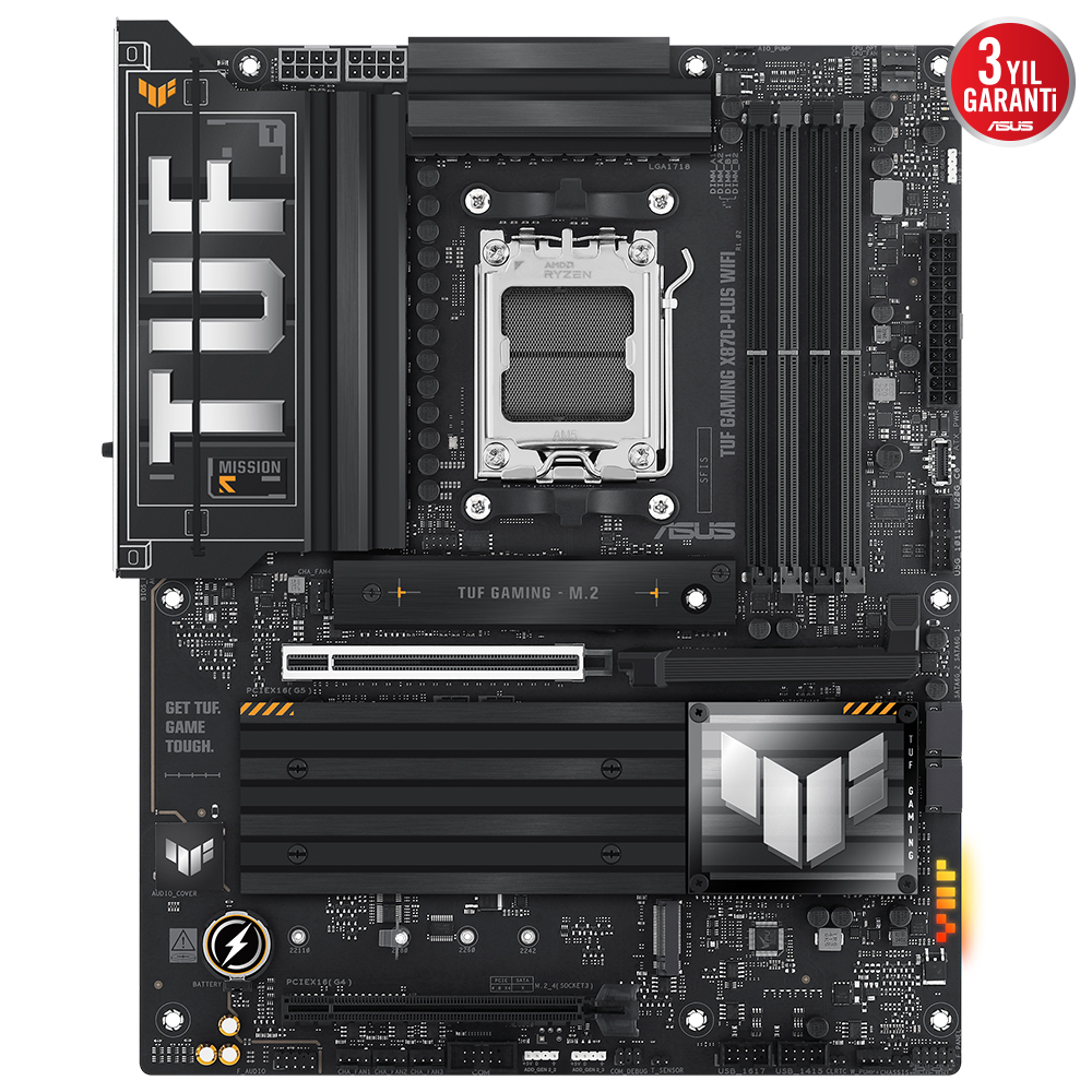 Asus%20Tuf%20Gaming%20X870-Plus%20Wifi%204xDdr5%20Hdmı%204xM.2%20AM5%20Anakart