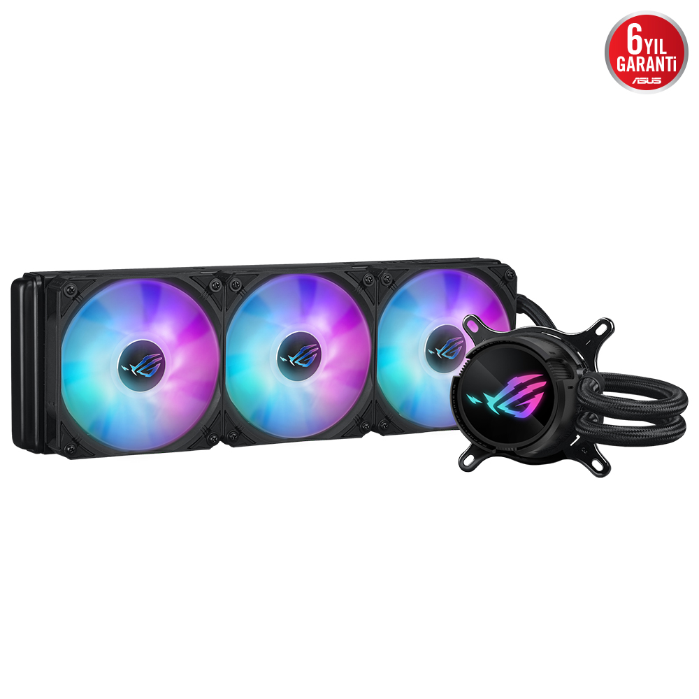 Asus%20Rog%20Strix%20LC%20III%20360%20Argb%20Aura%20Sync%20Rgb%20Fan%20360mm%20LGA1700/AM4%20Soket%20Sıvı%20Soğutma