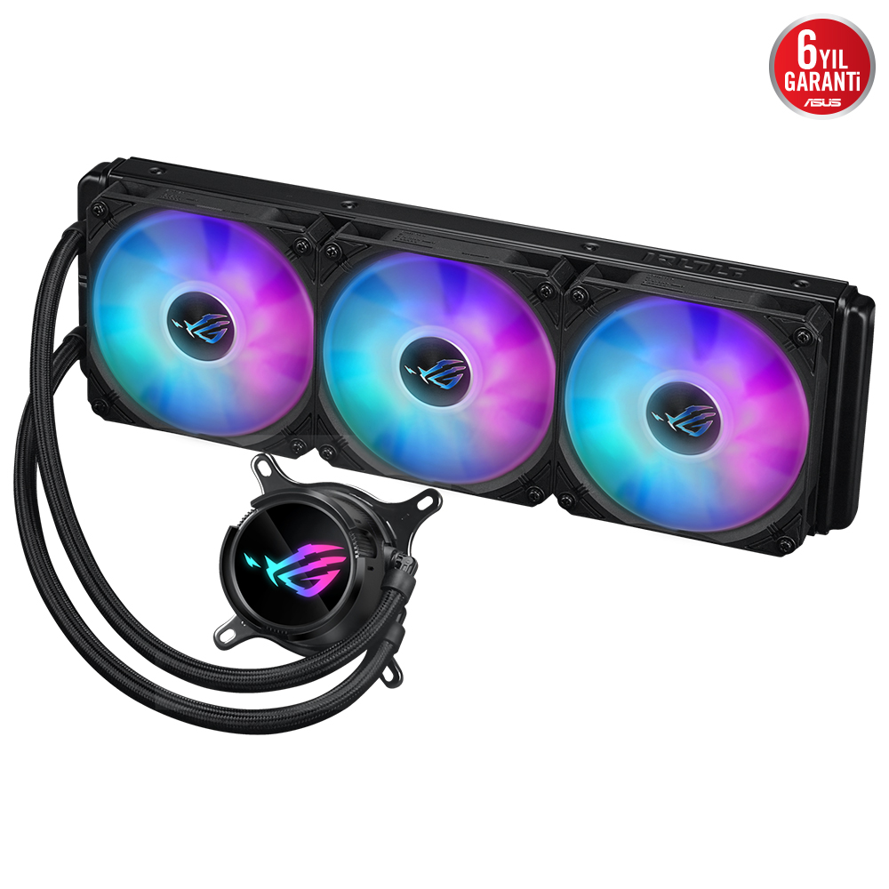 Asus%20Rog%20Strix%20LC%20III%20360%20Argb%20Aura%20Sync%20Rgb%20Fan%20360mm%20LGA1700/AM4%20Soket%20Sıvı%20Soğutma