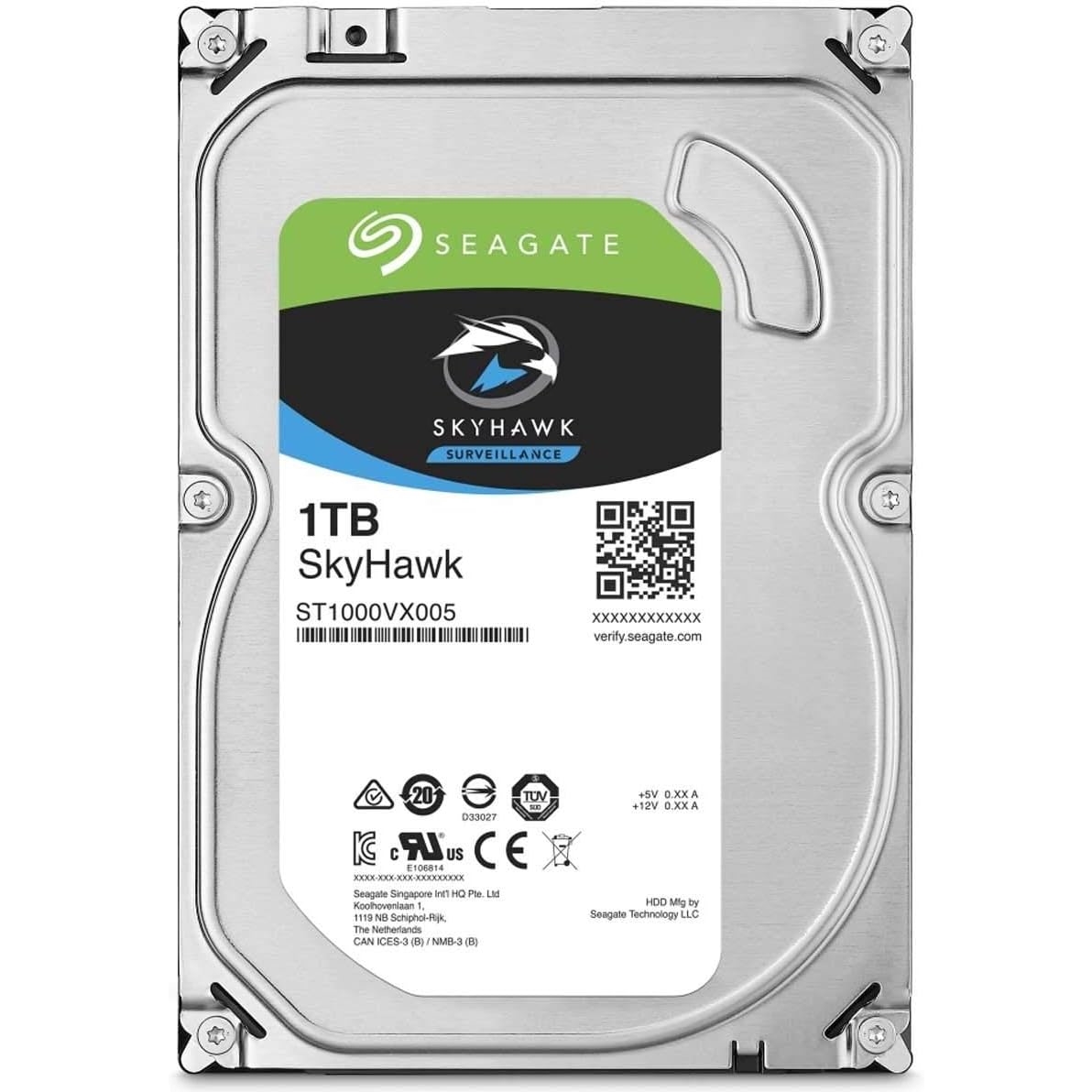 Seagate%20Skyhawk%201%20Tb%205900Rpm%2064Mb%20Sata3%20ST1000VX005%207/24%20Hdd