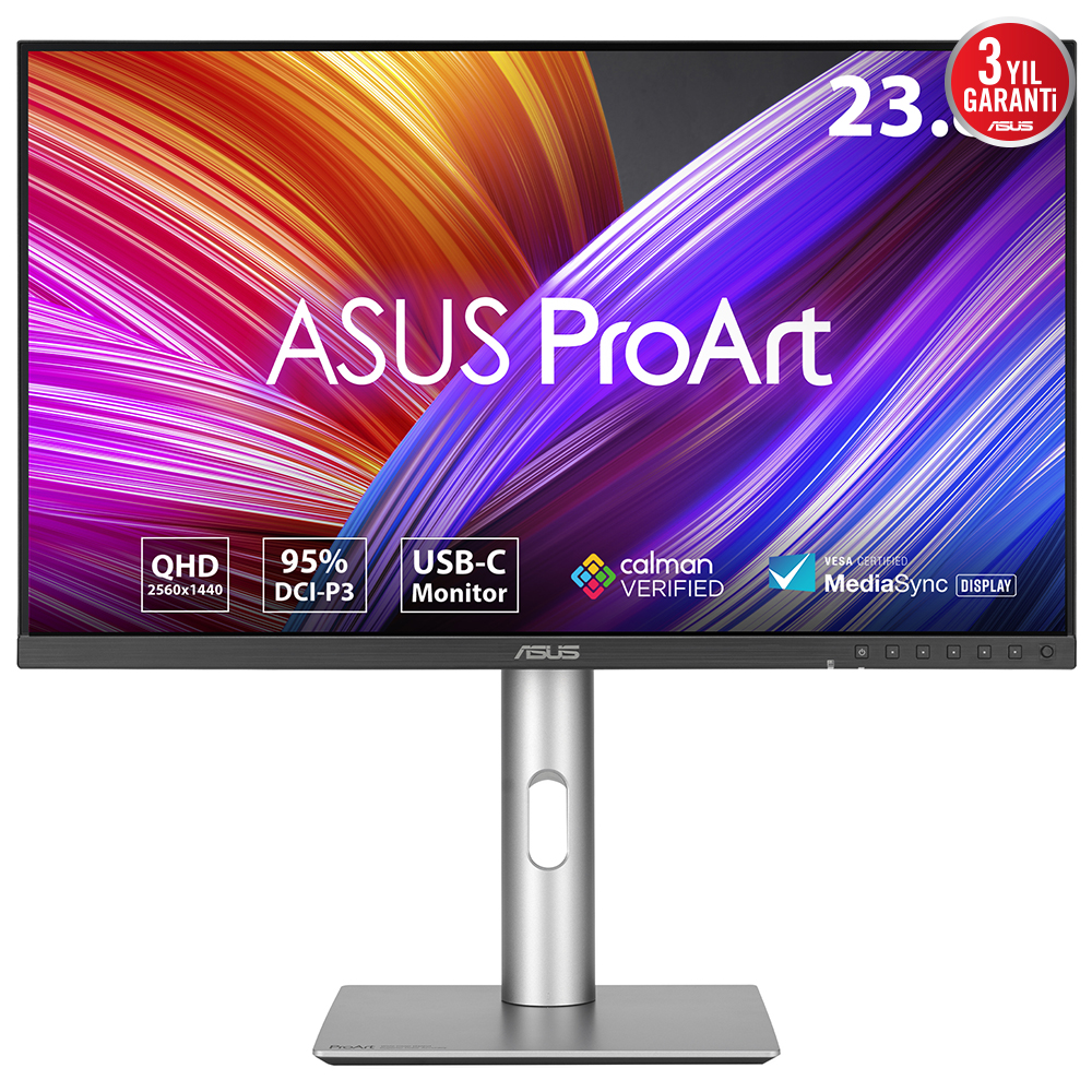 Asus%20Proart%20PA24ACRV%2023.8’’%205Ms%2075Hz%202K%202560x1440%20Dp/Hdmı/Type-c%20Vesa%20Pivot%20Led%20Monitör