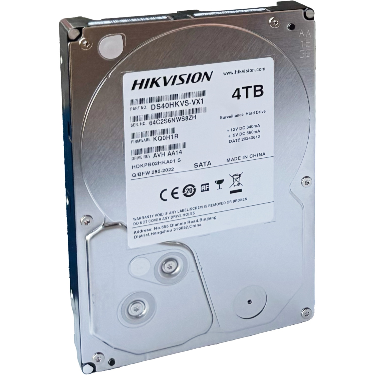 Hikvision%204%20TB%205400Rpm%20128Mb%20Sata3%20DS40HKVS-VX1%207/24%20Güvenlik%20HDD